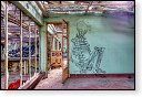 HDR graffiti streetart street-art street art skeleton factory urbex roa klaas van der linden kunst kunstwerk decay verlaten lost place places abandoned